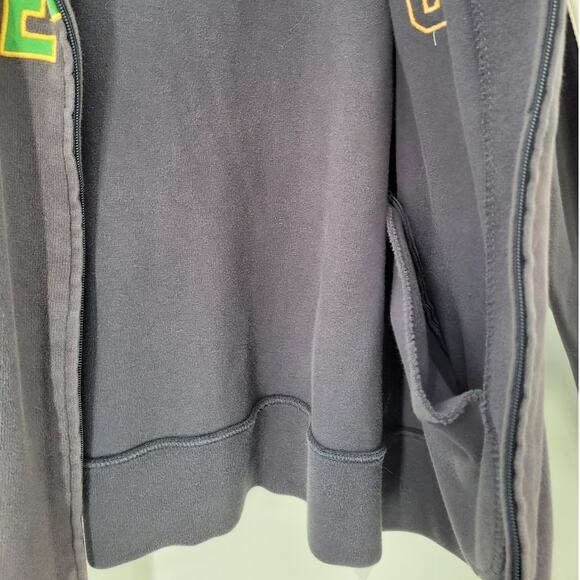 Blue Marlin Ireland Embroidered Zip Front Raglan Long Sleeve Trainer Sweatshirt - Picture 12 of 16